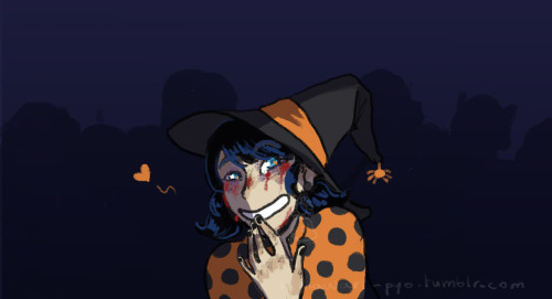 Marichat Week 2 Day 3: HalloweenA bit late but still counts right?~