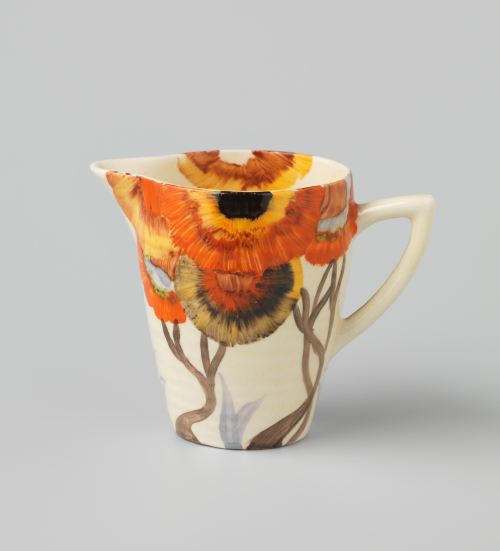 Clarice Cliff 'Bizarre' Coffee Set, England, Ca. 193040