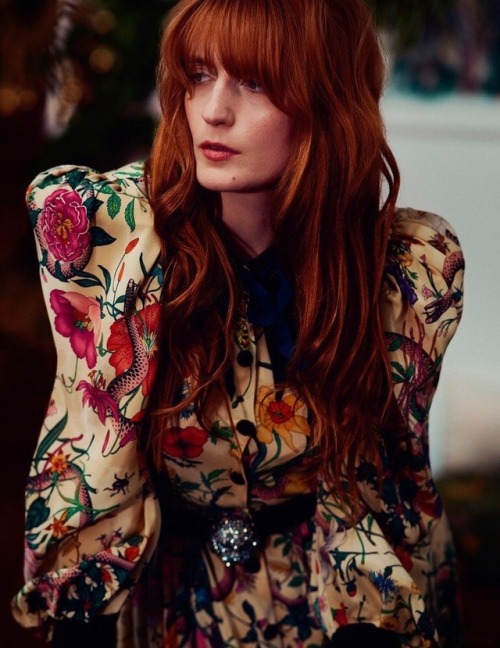 fatmdaily - Florence Welch photographed by David Burton for the...