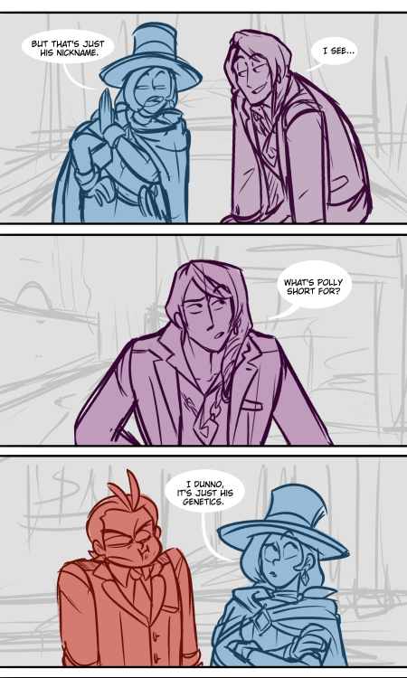 pauladrawsnstuff:This is how this scene went, right?Another comic from your friendly neighborhood di