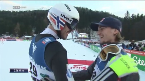 wintersportsergonis: Andreas Stjernen &amp; Daniel Andre Tande - Bad Mitterndorf R2