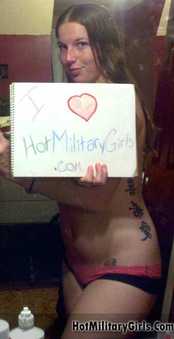 hotmilitarygirls:  Here’s just a few of the hot girls supporting the troops with a fan sign! We ask ALL you girls out there on here to give the troops a smile today by posting a fan sign pic like these on www.HotMilitaryGirls.com where the troops will