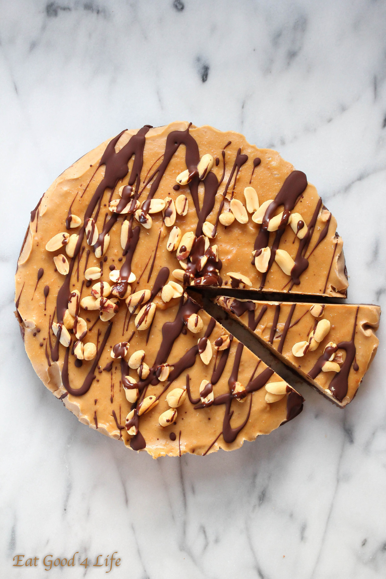 vegan-yums:  No bake peanut butter pie (Gluten free) / Recipe