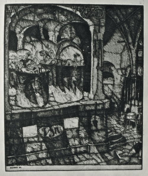 pankurios-templeovarts:Dark tales by Stefan Eggeler (1894-1969).