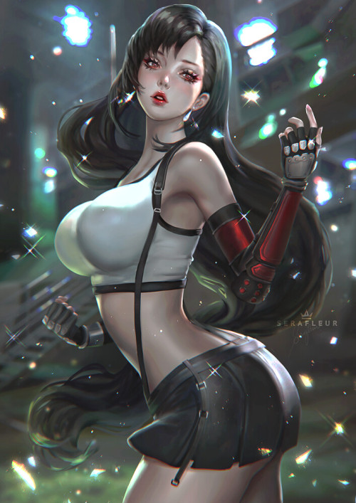 youngjusticer:  Lock my heart.Tifa, by Abigail Diaz.