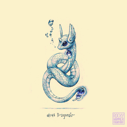 drawingsofpokemon:  It’s Dragonair! Going to try and upload consistently again. 