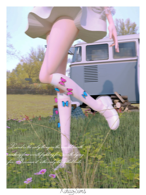 [KIKIW]Spring outing *New mesh*8 colors/shoes*2 colors/socks/wristleft*Base game compatible*Female*H