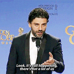 beneffleck:Oscar Isaac addresses the lack of diversity in the entertainment industry after his Golden Globe win