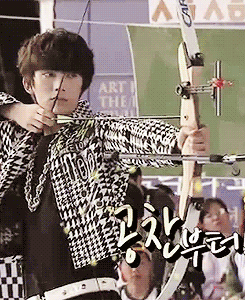 chaootic:  Gongchan’s archery skills 