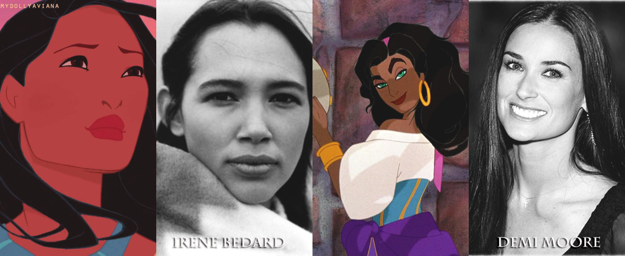 mydollyaviana:  Disney heroines &amp; their voice actresses (singing voices &amp;