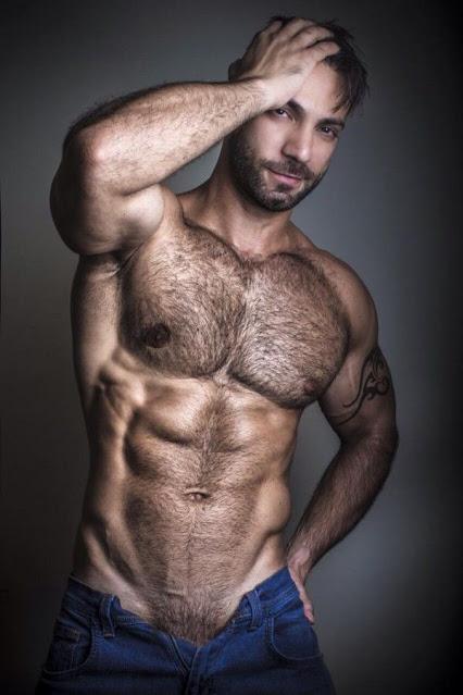 fur+speedo+beard+