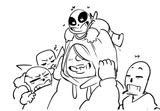 sniggysmut:  ksuriuri:  sniggysmut:  So, I’ve never had too much interest in the Undertale AUs (most of them are just Sans AUs, unfortunately) but I do love it when @ksuriuri draws Underswap and/or Underfell. They make a good case. TuT        