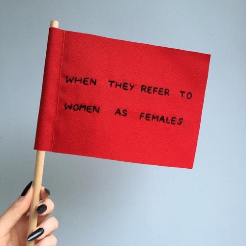 but interestingly don’t refer to men as males “when they refer to women as females”#sophiesredflags#