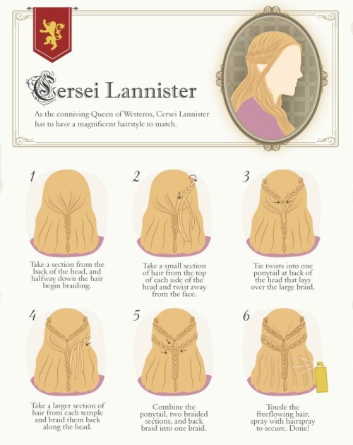 freemindfreebody:emmammo:gotLearn how to braid your hair like the ladies in Game of Thrones.Not for 