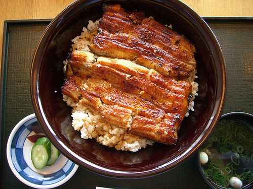 prettygirlfood:  Unadon (Eel &amp; Rice)
