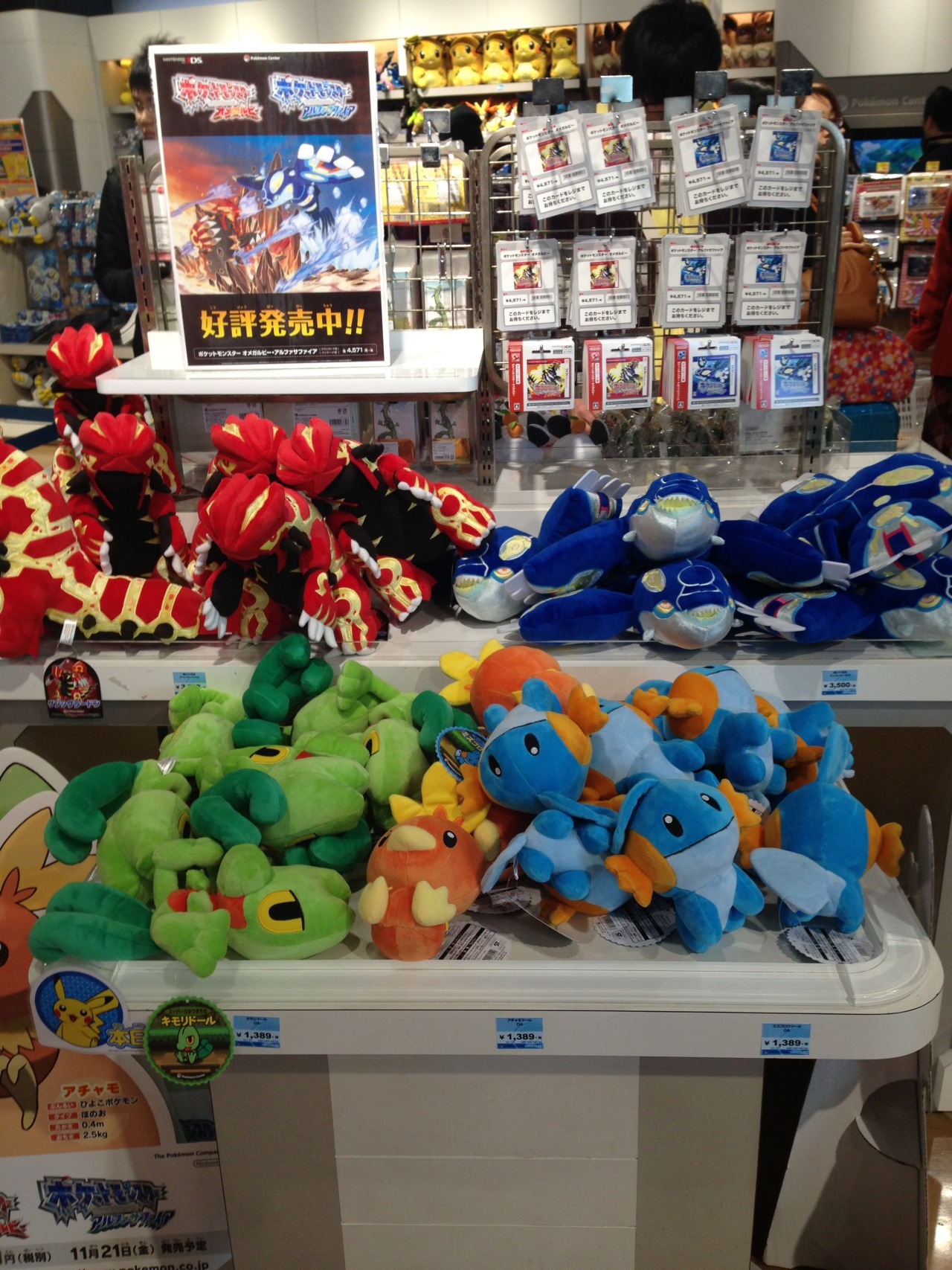 zombiemiki:  ORAS release day! I arrived at the Tokyo Pokemon Center at 7 am and