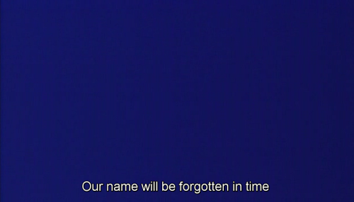 Derek Jarman, Blue, 1993