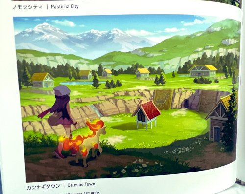 Concept Art From The DP Artbook Via Eclipse_tt And PokeStarmie Of Twitter.