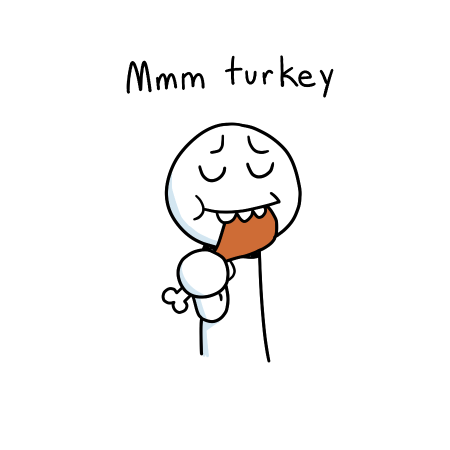icecreamsandwichcomics: Until next year, Thanksgiving. Full Image - Twitter - Bonus
