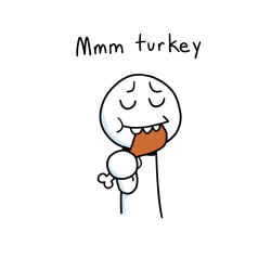 icecreamsandwichcomics: Until next year, Thanksgiving. Full Image - Twitter - Bonus 