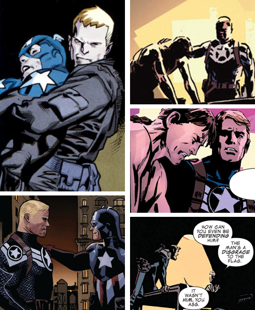scratch-the-maven: James “Bucky” Barnes (Winter Soldier) and Steve Rogers (Captain Ameri