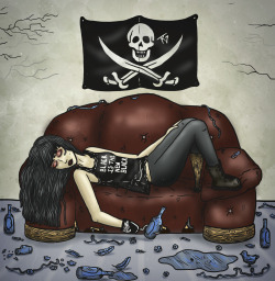 t-pirata:  El barco en el mar. http://t-pirata.tumblr.com