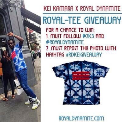 Here is your chance to get a piece of #colorcouture. We partnered with @2k3 to do a giveaway. Follow instructions to win a tee. #RDKEIGIVEAWAY
