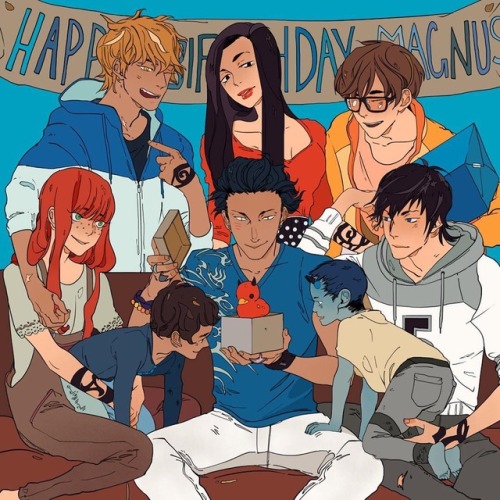 cassandraclare:HAPPY BIRTHDAY MAGNUS BANE! It looks like Jace has given you a duck again, but at lea