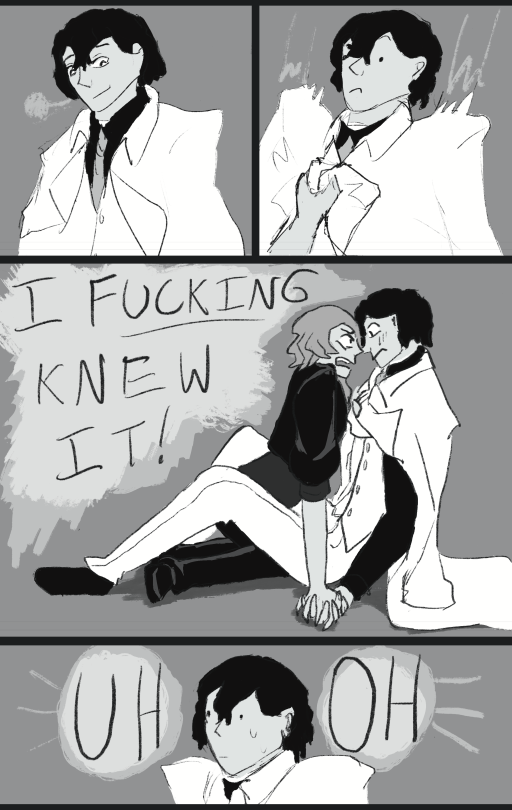 ...So I Made A Comic Based On The End Of This Fic I Wrote, But All You Really Need To Know Is That Dazai's