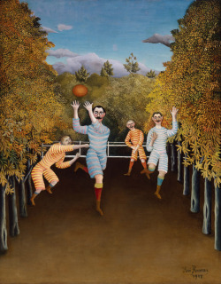 The Football Players by Henri Rousseau, 1908, Guggenheim Museum