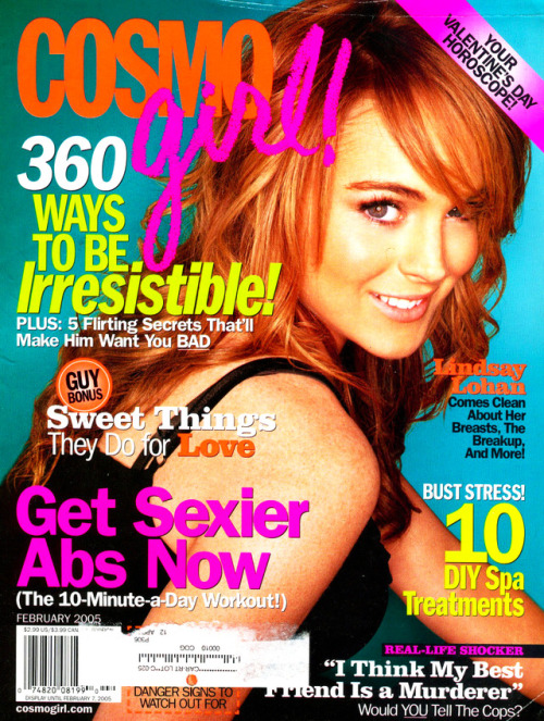 bringbackmyteenageyears:“CosmoGirl was an American magazine published from 1999 until 2008. The teen