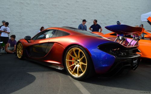 therealcarguys: McLaren P1 in Cerberus Pearl paint (owned by CJ Wilson on the Anaheim Angels) [3500x