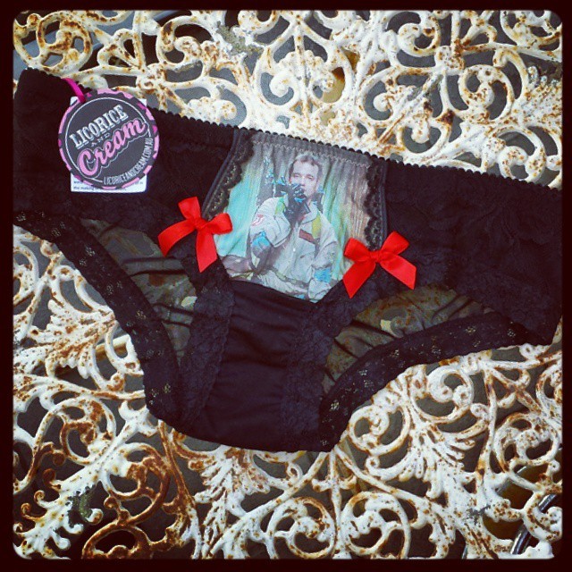 licoriceandcreamlingerie:Venkman knickers made to order! 👻 licoriceandcream.com.au