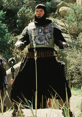 spector:  temuera morrison performing a haka on the set of the mandalorian season