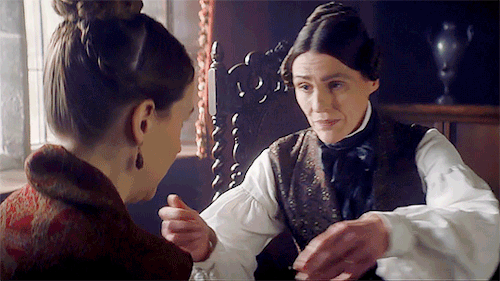 verypersonalscreencaps:“How long have you had that cough?”SURANNE JONES &amp; GEMMA 