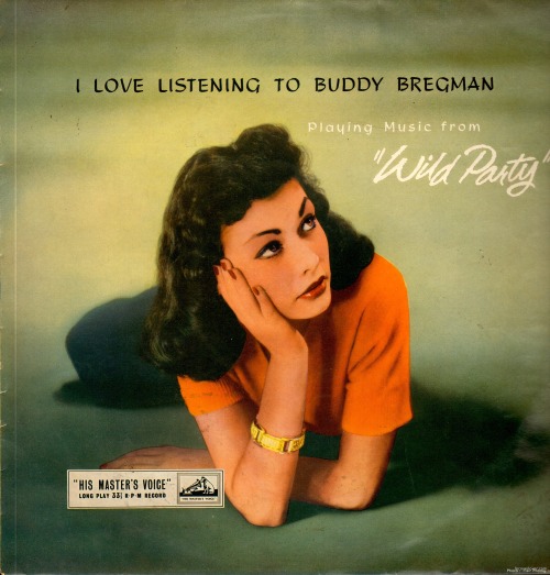 modernizor:I love listening to Buddy Bregman / Wild Party / vintage record covervia lpcoverlover.com