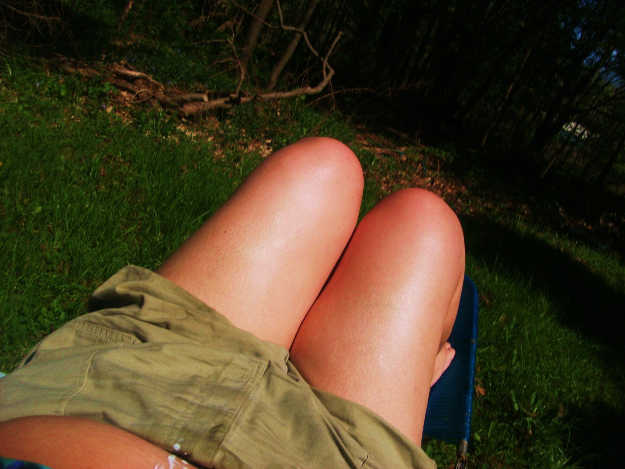 mylonelybreasts:  a past tanning day…they are few, becuz there is little sunshine
