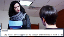 Fastlaines: Jessica Jones / [Text Posts]   