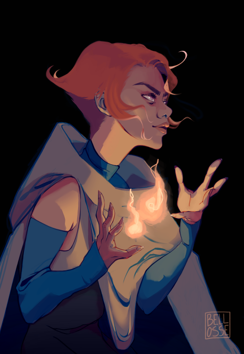 bellosse:I finished the Sypha pic I’m much more happy with this one!