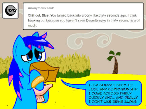 helpabluehorse:  I guess all Genies are magical, and cranky.  Yipe! O.o;;;