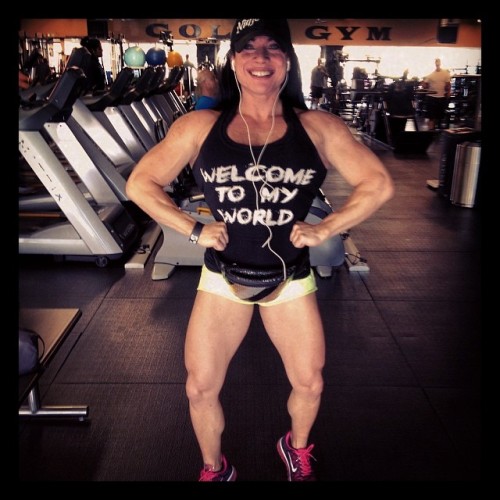 rippedvixen:  I’m so proud of myself for finishing that brutal leg #workout like a #bodybuilding #champion it was so hard but I feel amazing now that’s it’s over! Never give up #determination to #succeed #femalepower #sacrifice #whateverittakes