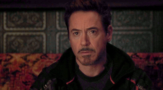 rdj:Robert Downey Jr. as Tony Stark in Avengers: Infinity War (2018) dir. Joe and Anthony Russo