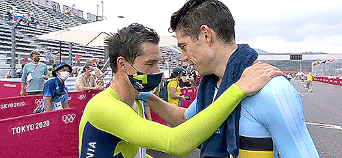 Primož Roglič & Wout Van Aert Tokyo 2020 Olympic Games  Cycling: Men’s Individual Time Trial