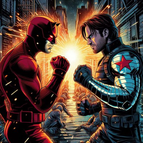 WINTER SOLDIER And DAREDEVIL Created With Ai