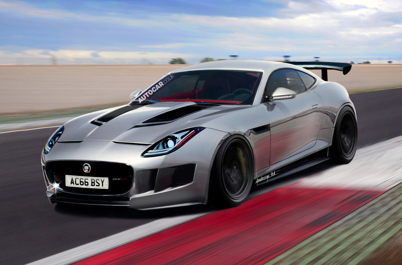 Jaguar f Type черный