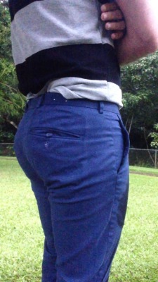 wetboi808:  Nothing like a little rain n some nice tight slacks to get the juices flowing…