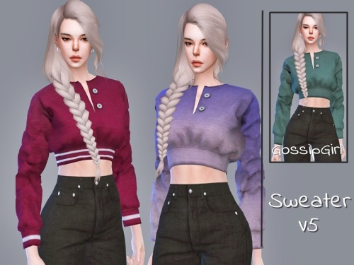 gossipgirl-s4: Sweater V5 *★*――――*★**★*――――*★**★*――――*★**★*――――*★* - 40 swatches - custom thumbna