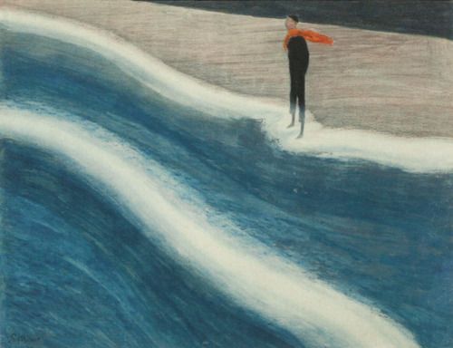  Léon Spilliaert, Young man with red scarf, 1908