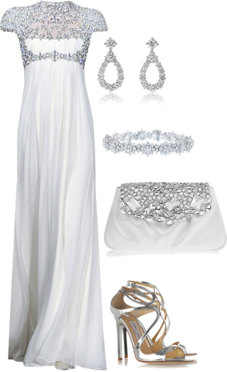 Untitled #1903 by kellyk4 featuring ankle wrap sandalsJimmy Choo ankle wrap sandals / Yves Saint Lau