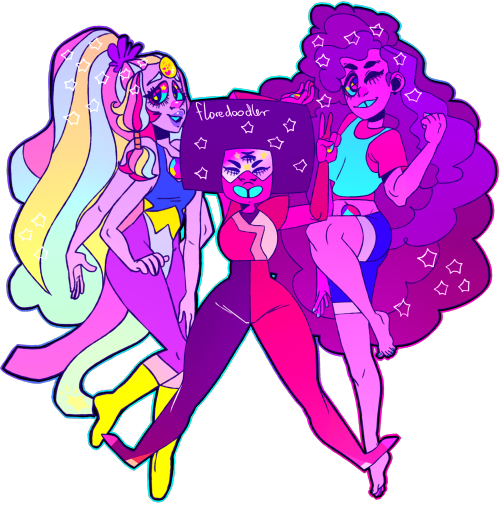 floredoodler:  Fusion Friends Redbubble | Speedpaint 